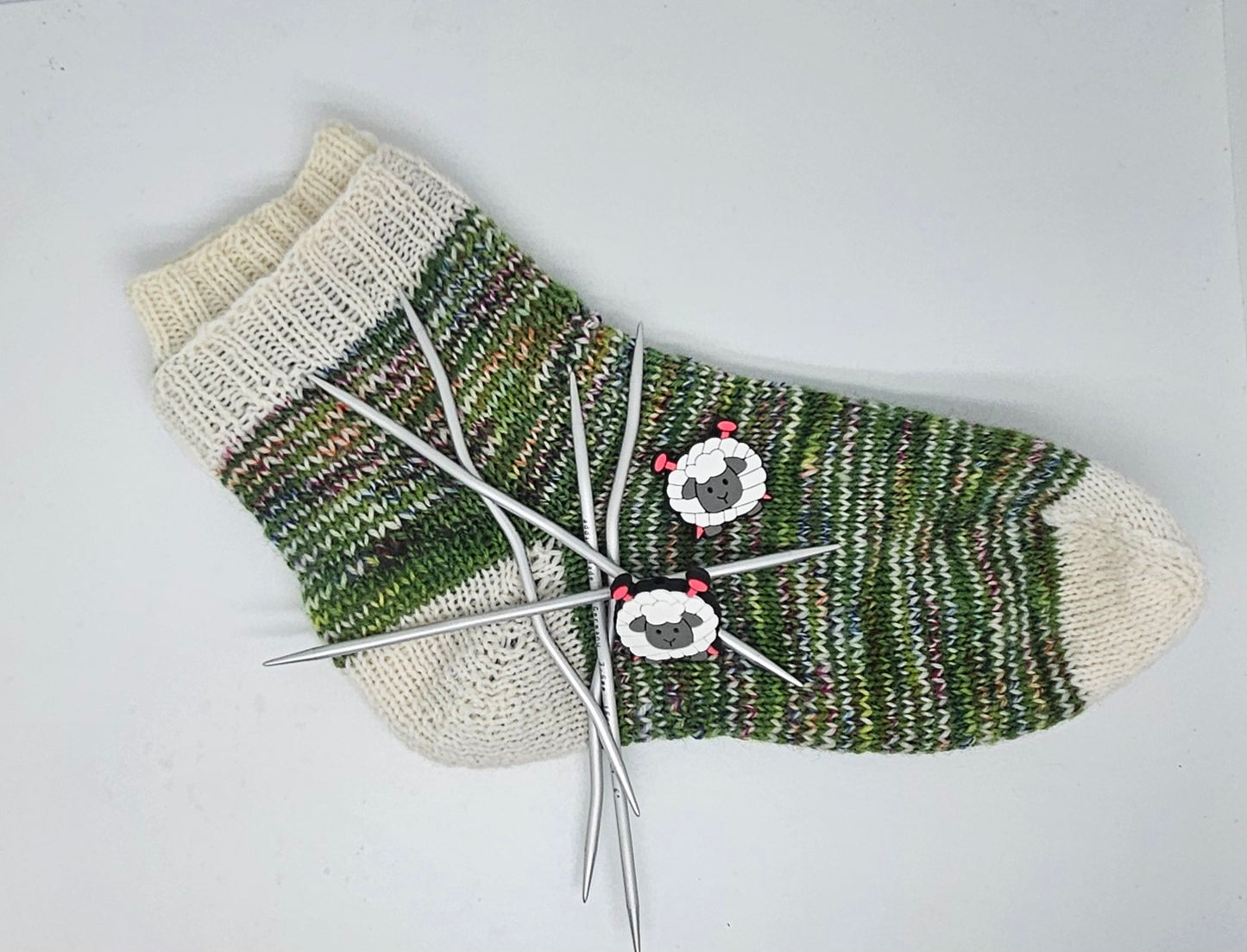 Maschenstopper 2-er Set Schaf