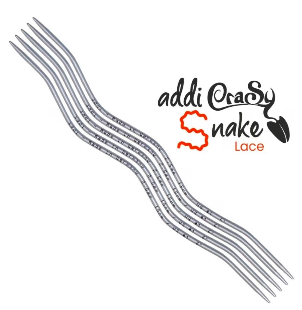 addi Crasy Snake Lace Nadelspiel 15cm