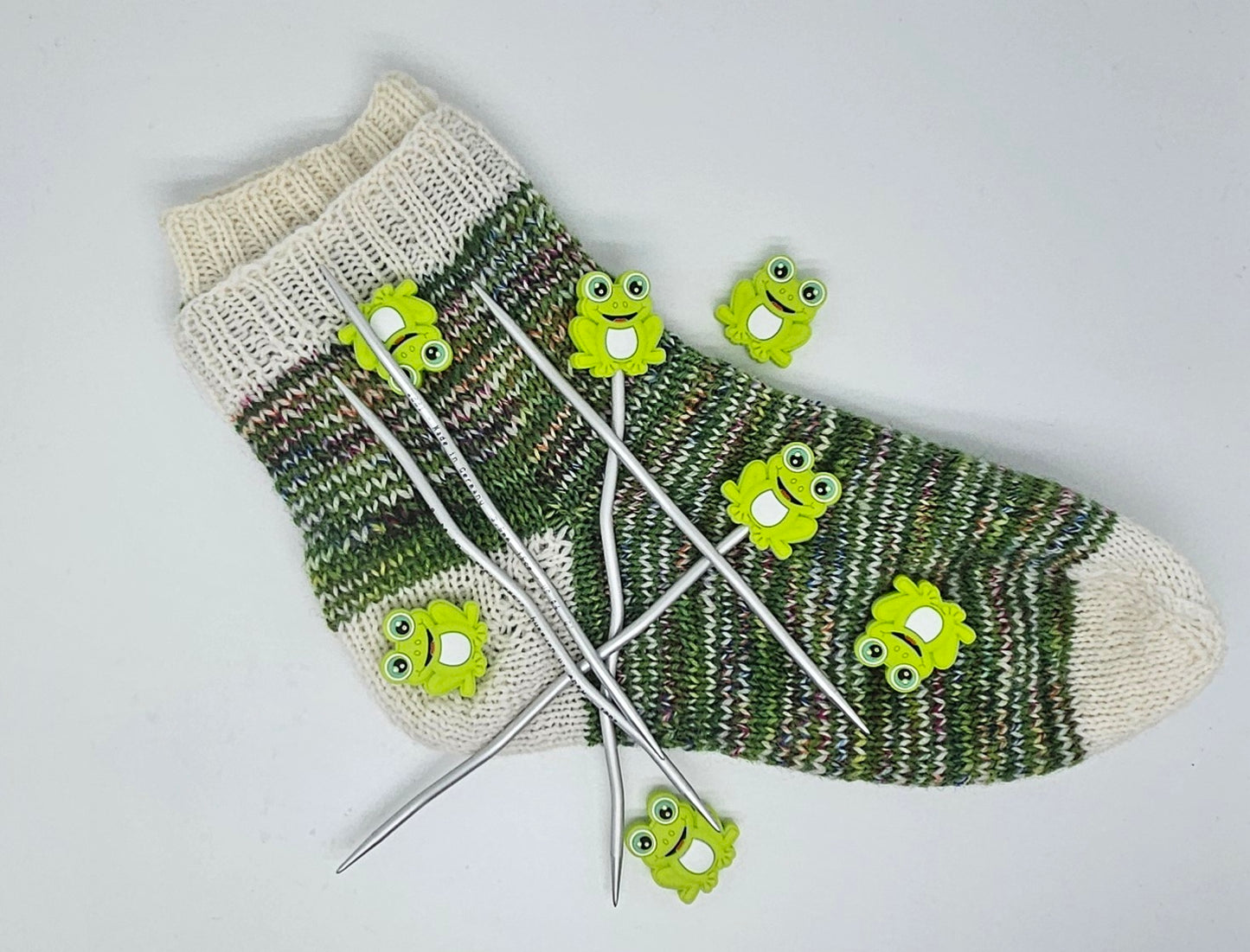 Maschenstopper 2-er Set Frosch