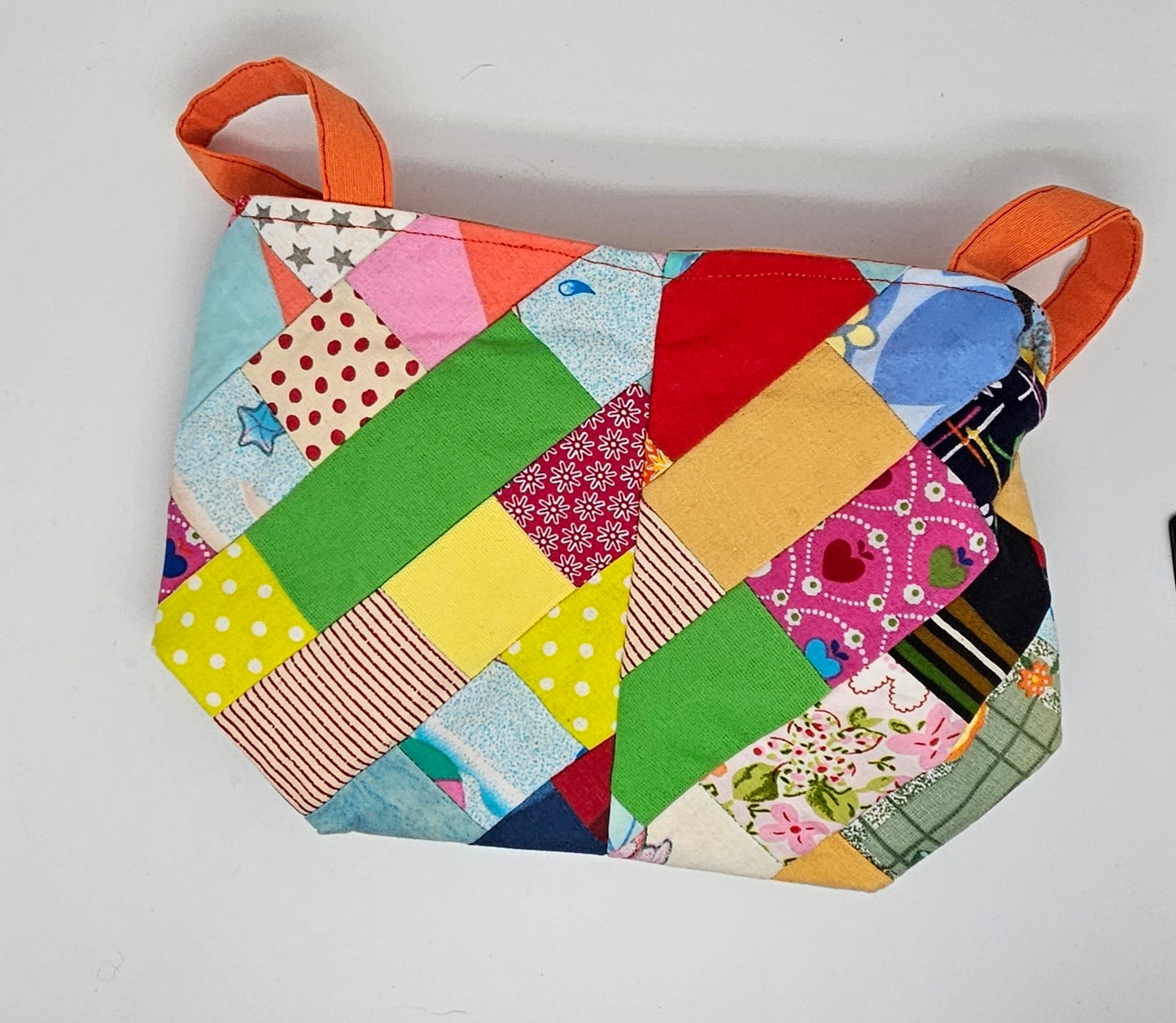 Projekttasche mit Laschen - bunt