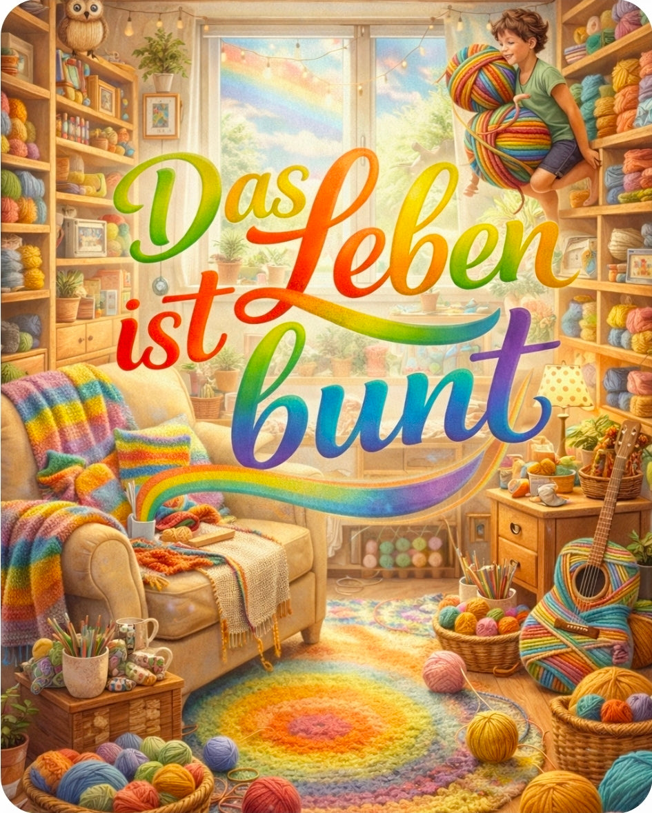 II. Quartal-SockenClub Abo - "Life is colourful" (3 Stränge)