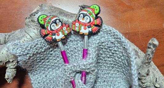 Maschenstopper Set  Pinguin