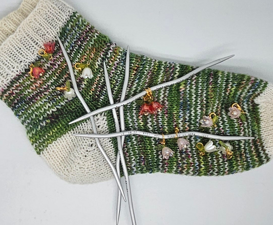 Maschenmarkierer Set Blüten