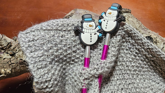 Maschenstopper Set  Schneemann