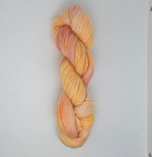 Fluff 400 -Merino/Cotton/Alpaka -  Orangensorbet