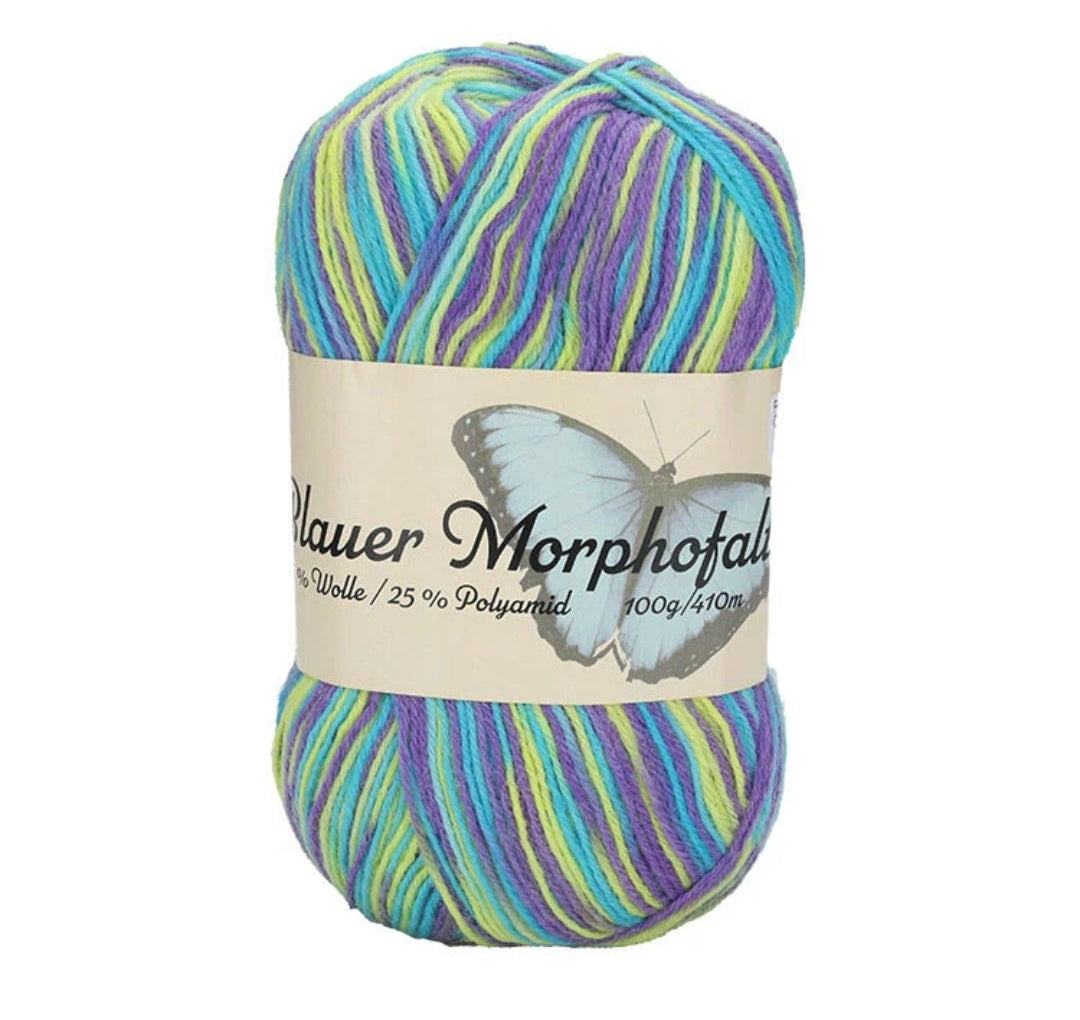 Sockenwolle Mix-Sortiment Schmetterling
