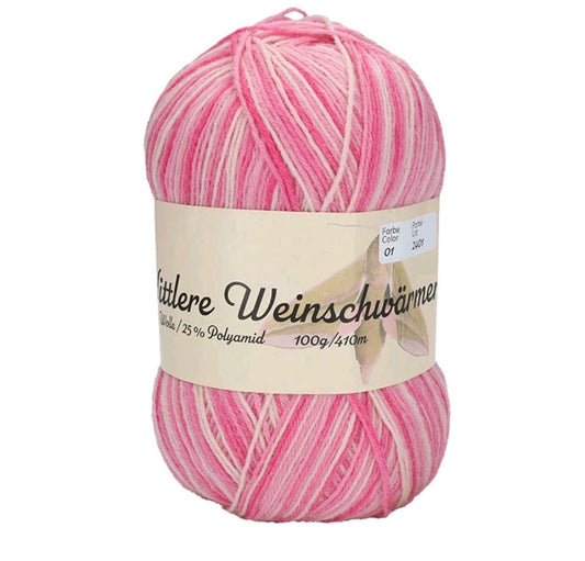 Sockenwolle Mix-Sortiment Schmetterling