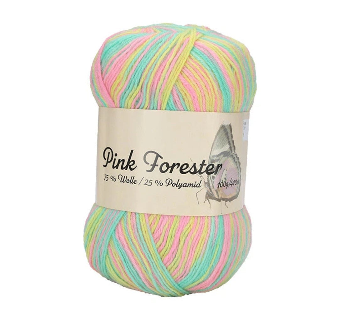 Sockenwolle Mix-Sortiment Schmetterling