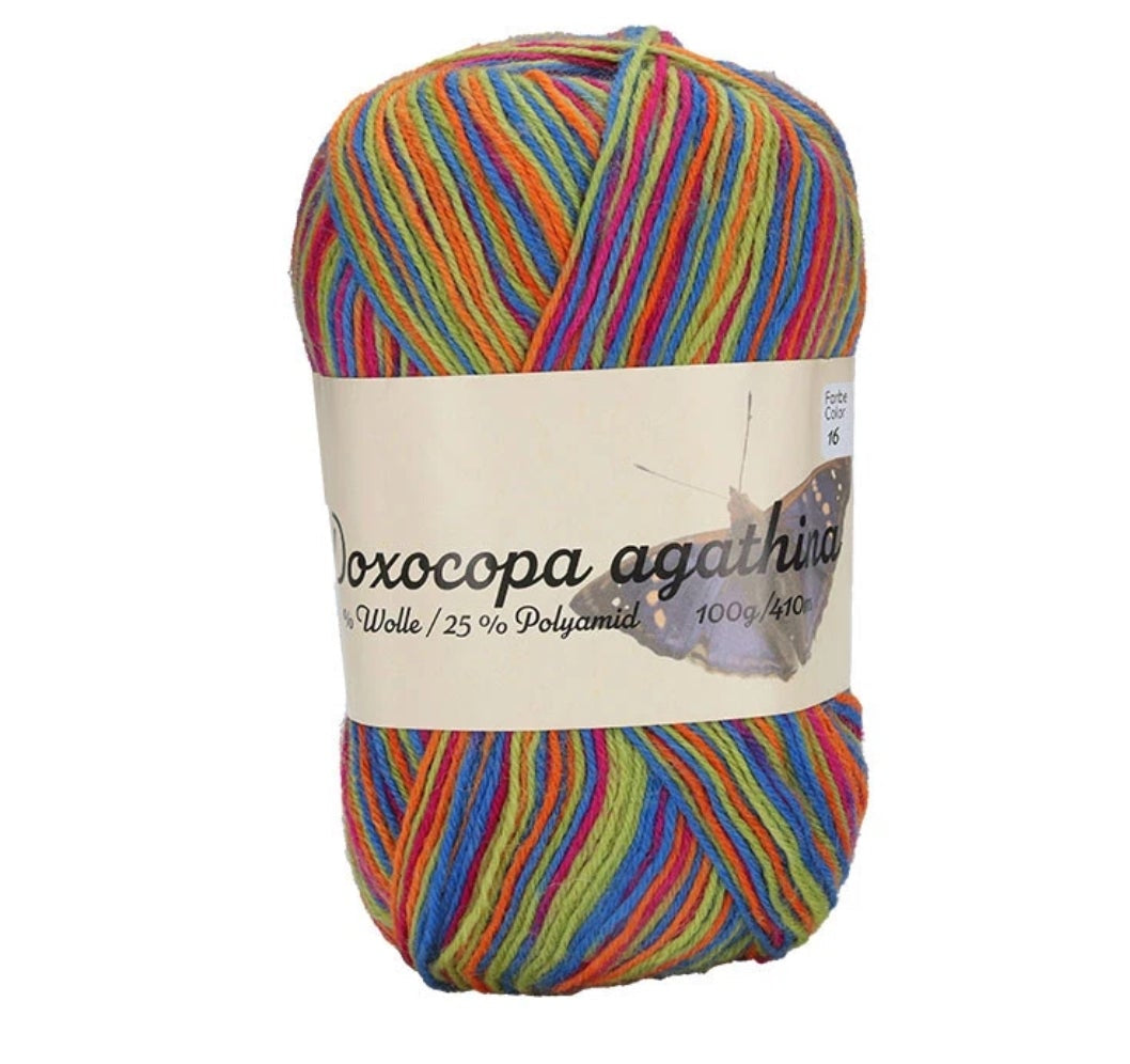 Sockenwolle Mix-Sortiment Schmetterling