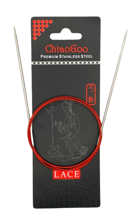 ChiaoGoo - Red Lace Rundstricknadel 100cm - verschiedene Nadelsstärken