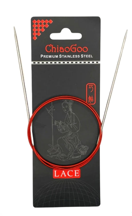 ChiaoGoo - Red Lace Rundstricknadel 80cm - verschiedene Nadelsstärken